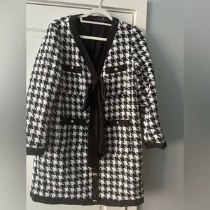 POMANDER PLACE- Coco Tweed Bow Dress